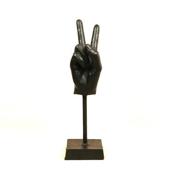 Anotācija Čuguna Roku Žestu Skulptūru Metāla Pirkstu Statuja Attēls Body Art Dekoru, Rotājumu Rokdarbu Suvenīru Jaunums Dāvanu