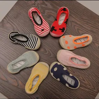 Anti-slip bērniem soft soled kurpes iekštelpu āra gumijas pirmo bērnu staiguļi