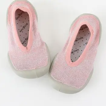 Anti-slip bērniem soft soled kurpes iekštelpu āra gumijas pirmo bērnu staiguļi