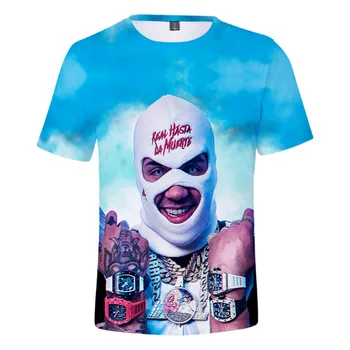 Anuel Aa Nekustamā Hasta La Muerte 3D Iespiests T Sievietēm, Vīriešiem Vasarā Īsām Piedurknēm T-Krekli Hip Hop K-pop T Krekls zīmola Apģērbi