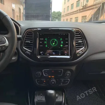 AOTSR Android 10 Automašīnas Radio Jeep Compass 2016 2017 2018 2019 Multimediju Atskaņotājs, GPS Navigācija, DSP CarPlay AutoRadio 8.4