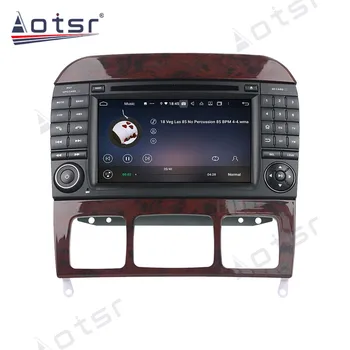 AOTSR Auto Auto Android 10 Radio 1998 - 2005 Mercedes Benz S Klases W215 W220 S280 S320 S350 S400 S430 S55 AMG GPS Spēlētājs