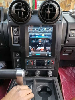 AOTSR Par Hummer H2 2004+ 4G+64GB Android 10.0 Tesla stila Automašīnas GPS Navigācijas Multimediju Atskaņotājs, Radio, stereo Carplay 4G LTE