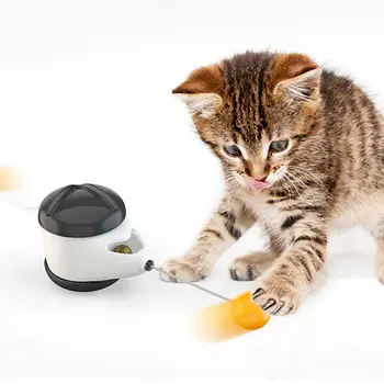Apmācības Interaktīvā Kaķis Rotaļlietas ar Catnip Līdzsvara Šūpoles Auto Rotaļlieta Kaķis Zizli Mājdzīvnieki Izmantot Chase Spēlēt Kaķu Rotaļlieta Kitty Kaķenīte