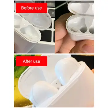 Apple Airpods Gadījumā Kokvilnas Vienreizējās lietošanas Stick Tīrīšanas Līdzeklis Gaisa Pākstis Pro Gadījumā, ja Austiņas Tālruņa Maksas Caurumu Ostas Komplekts