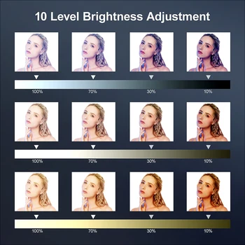 Aptumšojami LED Selfie Gredzenu Aizpildīt Gaismas Tālruņa Kamera ar gaismas Diožu riņķi Lampa ar Statīvu Grims Video Live Aro De Luz Para Hacer Tik Tok