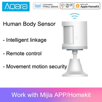 Aqara Cilvēka Ķermeņa Sensoru, ZigBee Pārvietošanās Kustības Drošības Bezvadu Savienojumu Gaismas Intensitāte ceļš 2 Mi mājās APP