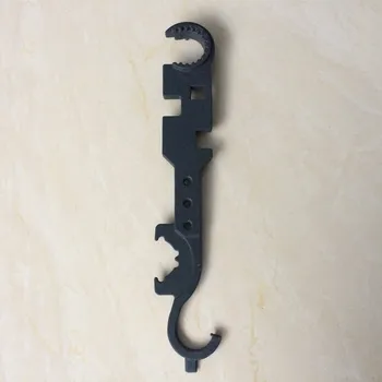 AR15 Kombinētā Uzgriežņu atslēgas Instruments ietver Pils Riekstu Uzgriežņu atslēgu, Mucu Riekstu Uzgriežņu atslēgu Buttstock Caurules Rīku Purnu Bremžu Flash Rakstu Handguard Rīks