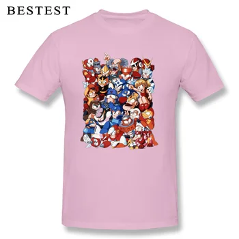 Arcade T Krekls Vīriešu 3D Multiplikācijas filmu Tshirt Mega Cilvēks Rakstzīmes, T-krekli Custom Kokvilnas Auduma, Topi, Drēbes Melnā Tees Smieklīgi