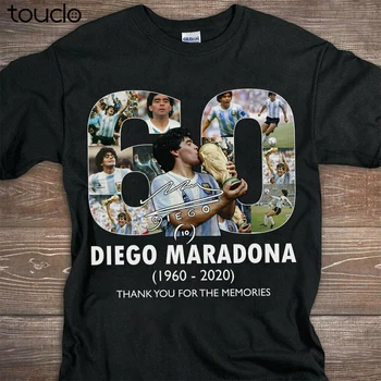 Ardievas Djego Maradona Cieņu 1960-2020 T-Krekls R. I. P Futbola Leģenda 10 Maradona RIP