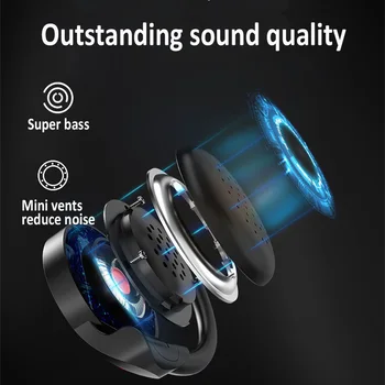Arikasen Bezvadu Bluetooth Austiņu Sporta austiņas ar Mikrofonu Soma Ērti Neckband Bluetooth austiņas 12H Music Laiks
