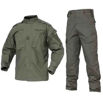 Armijas Zaļā Āra Maskēties Vienādu Vīriešu Apģērbu, Taktiskā Militārā Vienoti Cīnītos pret Medību Vīriešu Jaka+Bikses Medībām Drēbes