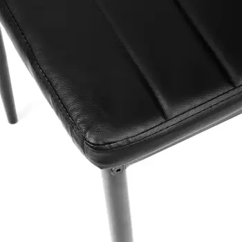 Armless Mākslīgās Ādas Krēslu Metāla Ēdamistabas Krēsls Home Ēdamistabas Krēsls, Kafijas Ēdamistabas Krēsls, Taburete Mūsdienu Krēslu Mēbeļu HWC