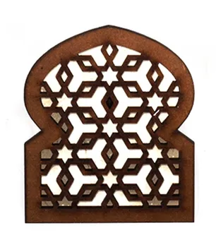 Arābu Režģu Ažūra - Dizaina Alhambra - Magnēts, Ledusskapī - 5. Modelis
