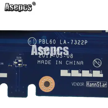 Asepcs X53U PBL60 LA-7322P REV:1A Portatīvo datoru mātesplati Par Asus X53B K53B X53 K53 Testa sākotnējā mainboard