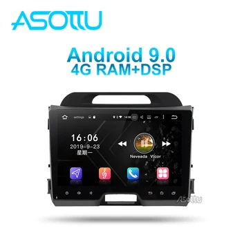 Asottu KI602 Android 9.0 PX6 auto dvd KIA sportage 3 4 SL 2011 2012 2013 headunit gps navigācijas auto multimedia