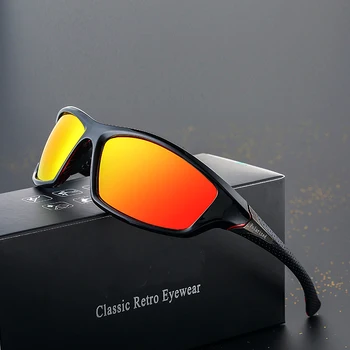 ASUOP 2019 jaunas polarizētās saulesbrilles, UV400 kvadrātveida rāmis vīriešu un sieviešu modes saulesbrilles classic populāro zīmolu sporta braukšanas gla