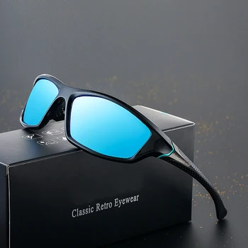 ASUOP 2019 jaunas polarizētās saulesbrilles, UV400 kvadrātveida rāmis vīriešu un sieviešu modes saulesbrilles classic populāro zīmolu sporta braukšanas gla