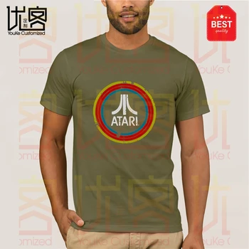 Atari T Krekls 2019 Sommer Neue Stil herren Kurzarm T-Kreklu apdruka vīriešu sieviešu kokvilnas, ar īsām piedurknēm topi tee