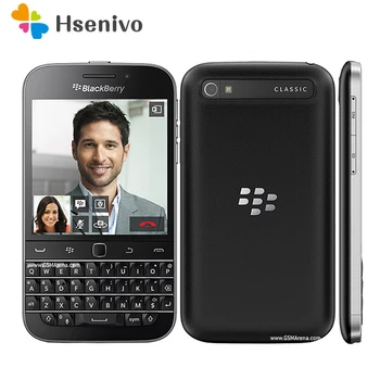 Atbloķēt Oriģināls BlackBerry Classic blackberry q20 full Tālrunis Dual core 2GB RAM, 16GB ROM 8MP Kamera Bezmaksas Piegāde