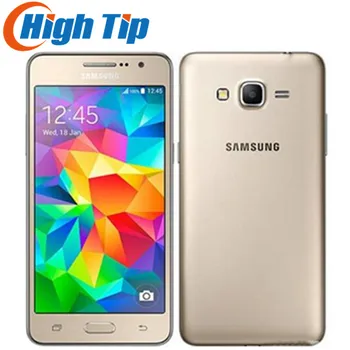 Atbloķēt Oriģināls Samsung G530 G530H Galaxy Grand Ministru Ouad Core Dual Sim 8GB ROM 5.0 Collu Atjaunotas Mobilo Šūnu Telefonu