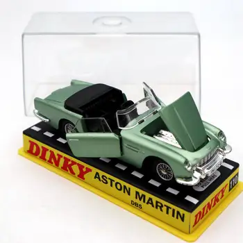 Atlas 1/43 Dinky rotaļlietas 110 Aston Martin Zaļā Lējumiem Modeļu Kolekcija Automašīnu dāvanu