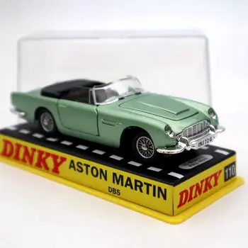 Atlas 1/43 Dinky rotaļlietas 110 Aston Martin Zaļā Lējumiem Modeļu Kolekcija Automašīnu dāvanu