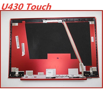 Atpakaļ nosedzošais Vāks Ekrāna maksimālā LENOVO U430 Touch Sarkans Krāsa
