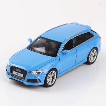Audi RS6 Simulācijas Automašīnas Modelis Bērniem Atvērtu Durvju Skaņas, Gaismas Funkciju, Pavelciet Atpakaļ Rotaļu Transportlīdzekļiem, Die Cast Rotaļlietas Sakausējuma Modeļa Automašīnas