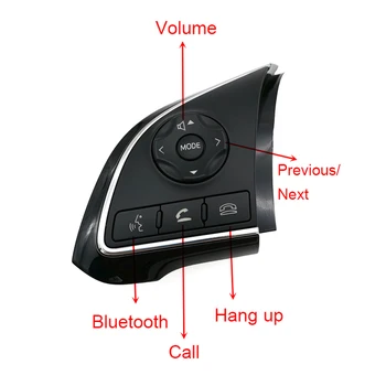 Audio Skaļumu, Bluetooth Kruīza Kontroles Slēdzi uz Stūres Pogu Mitsubishi Outlander - 2018 Xpander Space Star ASX
