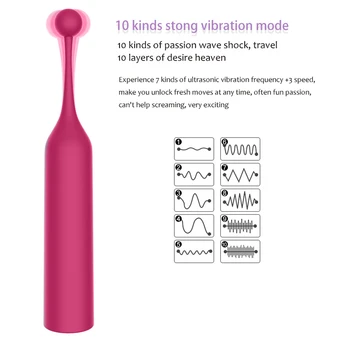 Augstas Frekvences G Spot Klitora Vibrators Sievietēm Instant Orgasma Super Jaudīgu Mini Klitora Stimulators Ar 10 Vibrācijas Režīmi
