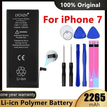 Augstas Ietilpības 2265mAh iPhone 7 Akumulatora iphone7 iPhone 7.G par iphone7g Li-polymer Bateria +Instrumenti iPhone7 Akumulators