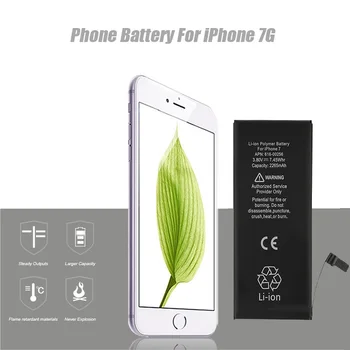 Augstas Ietilpības 2265mAh iPhone 7 Akumulatora iphone7 iPhone 7.G par iphone7g Li-polymer Bateria +Instrumenti iPhone7 Akumulators