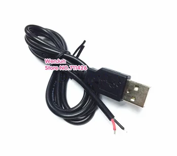 Augstas Kvalitātes 22AWG USB Vienā Galvas Uzlādes Kabelis, 2 kodolu USB datu kabeli Atbalsta 3A USB Strāvas Kabeli 10pcs/daudz