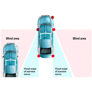 Augstas Kvalitātes Auto Neredzamās Uzraudzības Sistēma Ultraskaņas Sensors Attāluma Palīdzēt Joslu Maiņa