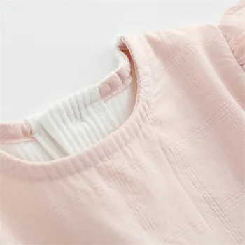 Augstas Kvalitātes Bērnu Bodysuit Pavasara Rudens Zīdaiņu Jumpsuit ar garām Piedurknēm Baby Meiteņu Drēbes Jauki Jaundzimušo Bērnu Apģērbu komplekts