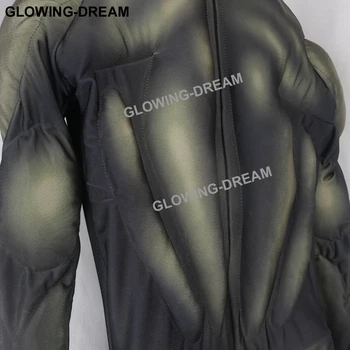 Augstas Kvalitātes Jaunas, Zaļas Muskuļu Uzvalks Pasūtījuma Izgatavotu Jebkuru Krāsu