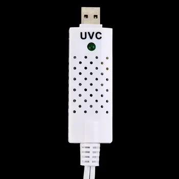 Augstas Kvalitātes Jaunu Portatīvo Easycap USB 2.0 Audio un Video Uztveršanas Kartes Adapteri VHS uz DVD Video Uztveršanas Win7/8/XP/Vista