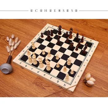 Augstas kvalitātes Koka Magnētisko Izsmalcinātu Šaha Komplekts Ceļojumu Šaha Spēle, Koka Chessman Salokāms Galdiņš Bērnu Dāvanu Rotaļlieta, galda Spēle