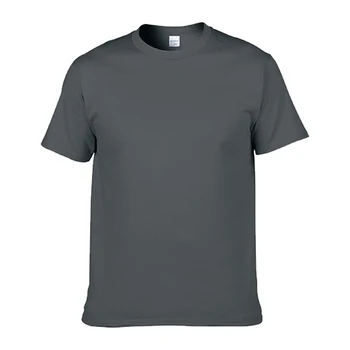 Augstas Kvalitātes Kokvilnas Tukšu T-Krekls Vīriešiem ar Īsām Piedurknēm Tshirts vienkrāsainu t-veida Krekls Homme Vasaras Vīriešu Apģērbu Plus Izmērs XS-3XL