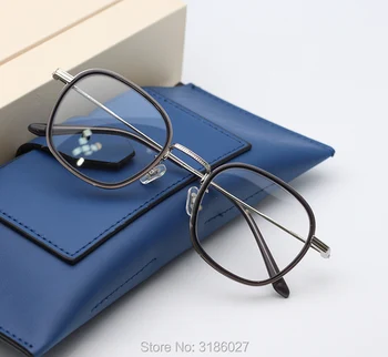 Augstas Kvalitātes korejas Zīmola Dizaina Acetāts Brilles Rāmis Tuvredzība Recepte, Optiskās Brilles Vīrieši Sievietes oculos de grau