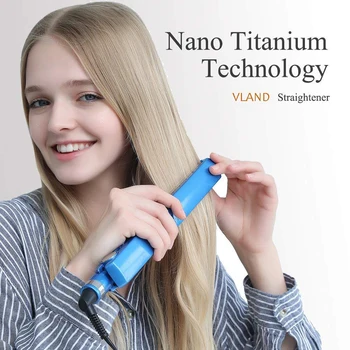 Augstas Kvalitātes PRO Matu Iztaisnotājs 11/4 plāksnes Nano Titāna 450F Temperatūra Plakani Dzelzs Iztaisnošana Matu Curler Curiling Gludekļi