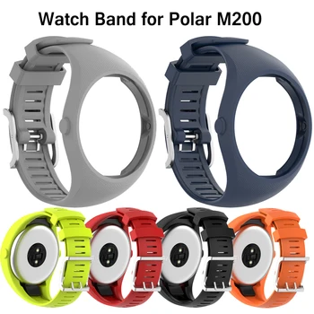 Augstas Kvalitātes Silikona Watchband jaunā Rokas Siksna, lai Polar M200 smart Skatīties sporta Nomaiņa Aproce Par Polar M200 Piederumi