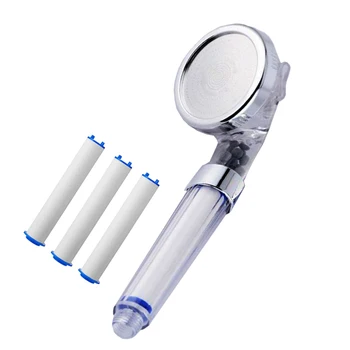 Augstas kvalitātes Vannas PP nogulumu kasetne filtrēts dušas galvas augsta spiediena filtrs, Lietus dušas galvas spa dušas uzgali