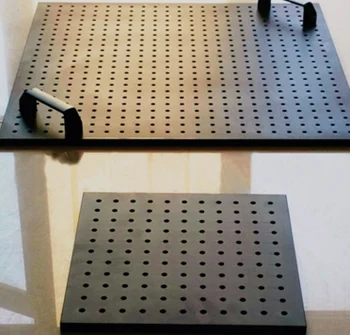 Augstas precizitātes optika plakans galds laboratorijas multi-caurumu alumīnija loksnes šūnveida tabula