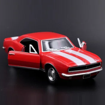Augstas Simulācijas Izsmalcinātu Diecasts&Rotaļu Automobiļi: KiNSMART Auto Stils 1967. Gada Chevrolet Camaro Z28 1:37 Sakausējuma Lējumiem Modelis Rotaļu Automašīnu