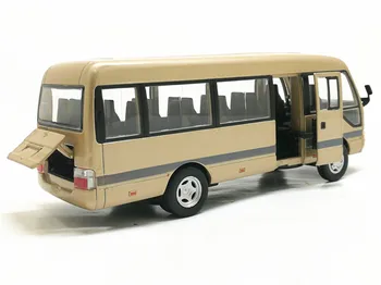Augstas simulācijas Toyota Coaster Komerciāls Transportlīdzeklis,1:32 mēroga Sakausējuma auto modeli,Augstas kvalitātes kolekcijas rotaļlietas,Bezmaksas Piegāde,vairumtirdzniecība