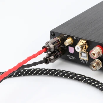 Augstums Kvalitāti hifi audio kabelis 3,5 mm ligzda uz rca kabeli JAPĀNA Audio signāla vads AUX kabeli pārvērst RCA spraudni