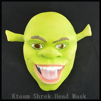 Augstākās Kvalitātes Puses Cosplay Zaļā Šreks Maska Filma, Cosplay Prop Pieaugušo Dzīvnieku Puse Maska Pārvietot Sejas Masku Halloween Cosplay