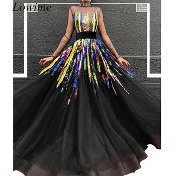 Augstās Modes Arābu Oficiālu Celebrity Kleitas 2019 Ilgi Milzīgais Kakla Sarkanā Paklāja Kleitas Dubaija Couture Vakara Balli Puse Kleitas